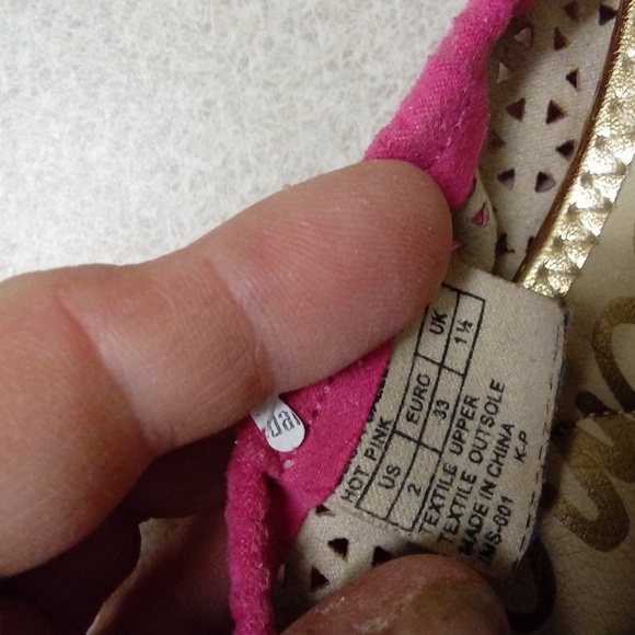 Sam Edelman Pink slip on for gitls - Picture 6 of 6